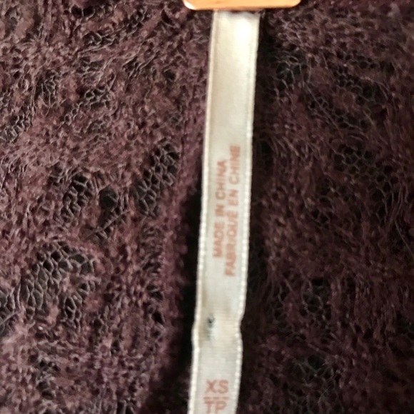 Free People Plum Snug Bug Wrap Dress XS - Picture 8 of 8